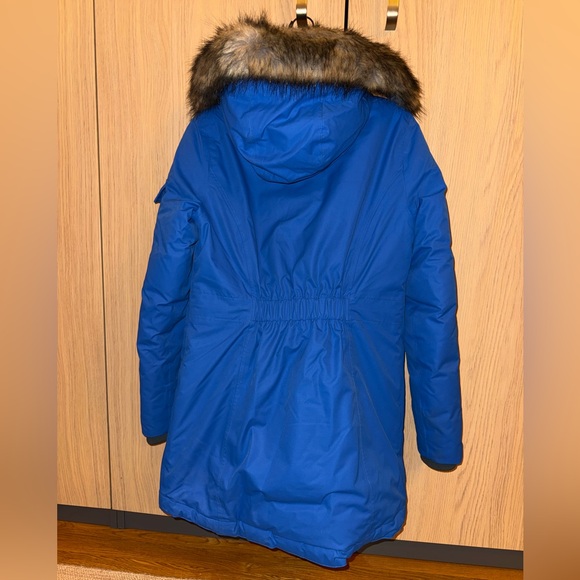 Eddie Bauer Blue Parka Coat - Picture 2 of 7